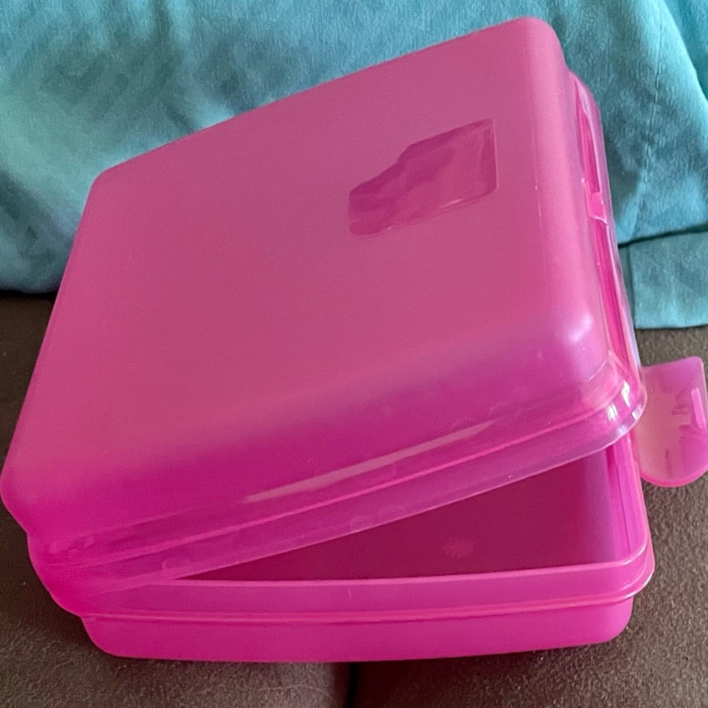 Tupperware Pink Storage Container